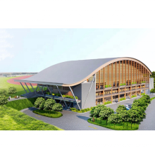 LF estadios deportivos estructura de acero de techo de truss estructura de bádminton
